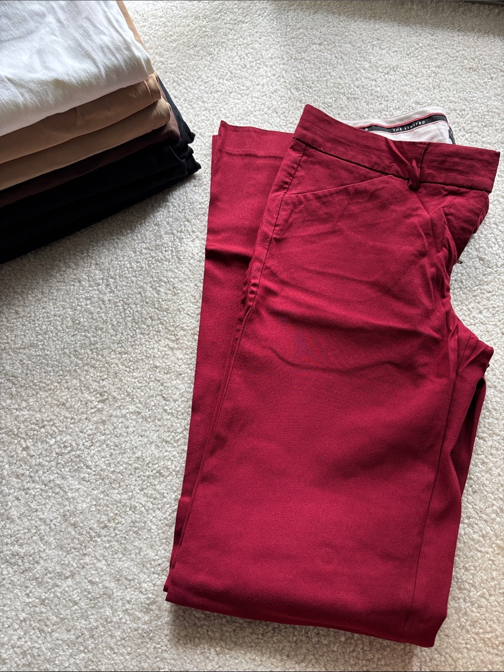 Limited Drew Fit red pants